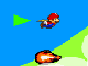 super mario flying